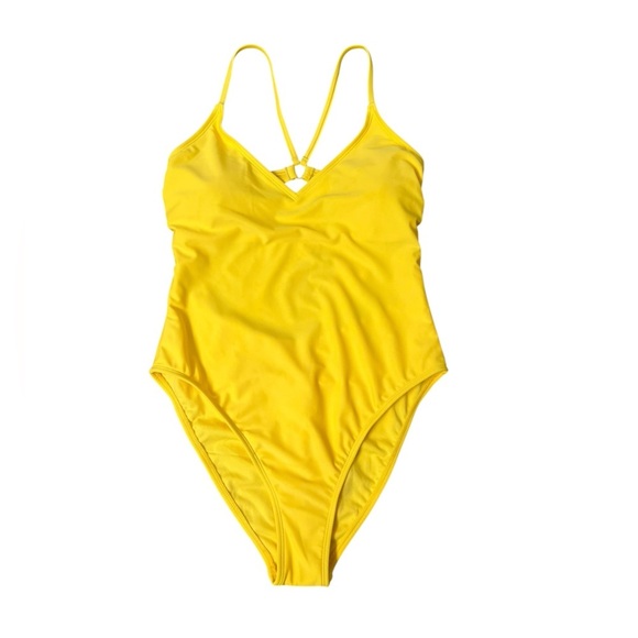 Shade & Shore Yellow One Piece Swimsuit - Picture 2 of 10